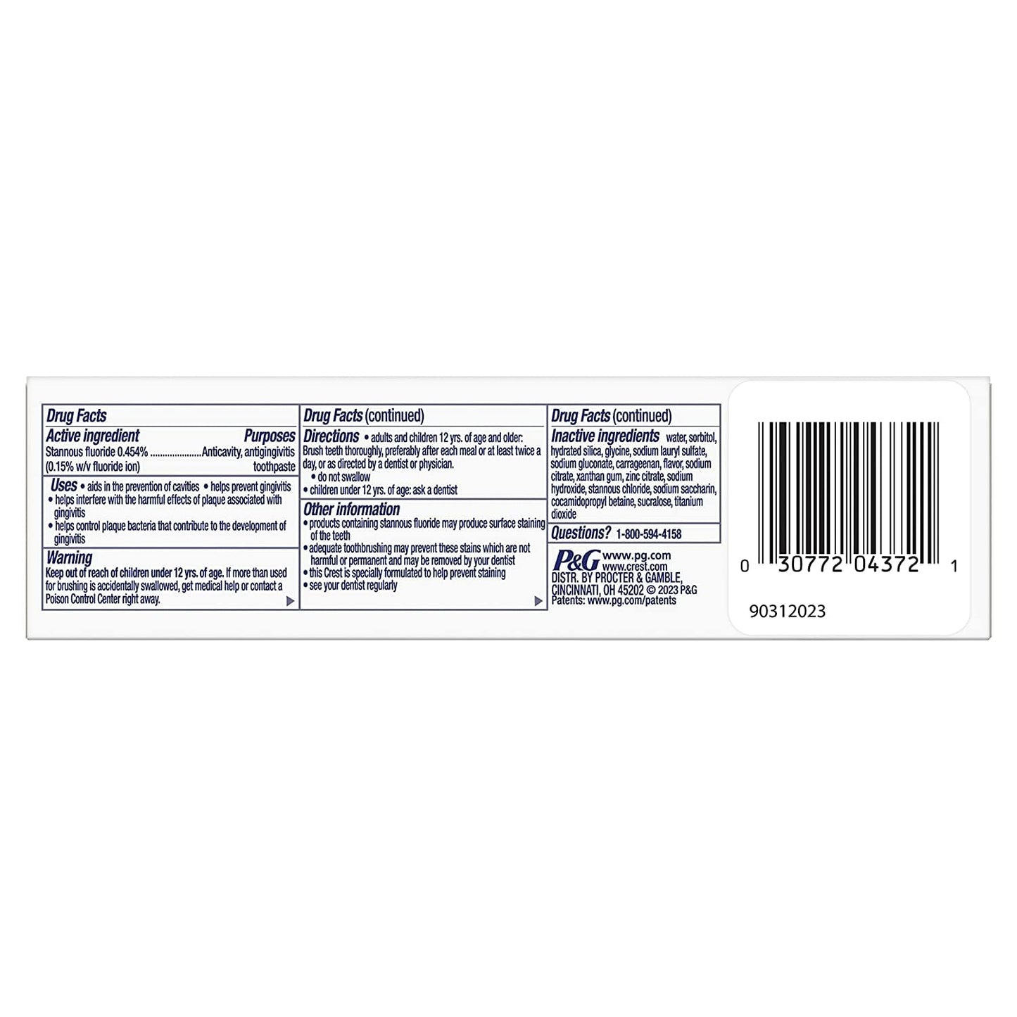 Crest Pro-Health Gum Detoxify & Restore Toothpaste – Deep Clean 3.5 oz (3-Pack)