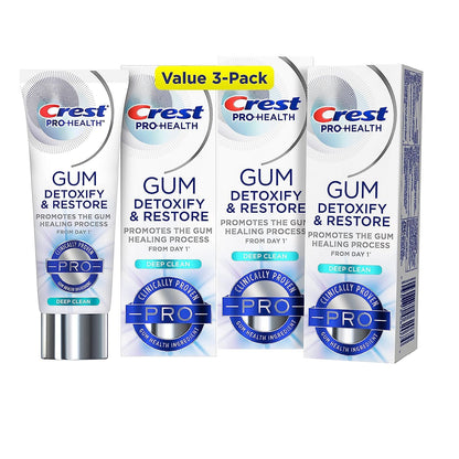 Crest Pro-Health Gum Detoxify & Restore Toothpaste – Deep Clean 3.5 oz (3-Pack)