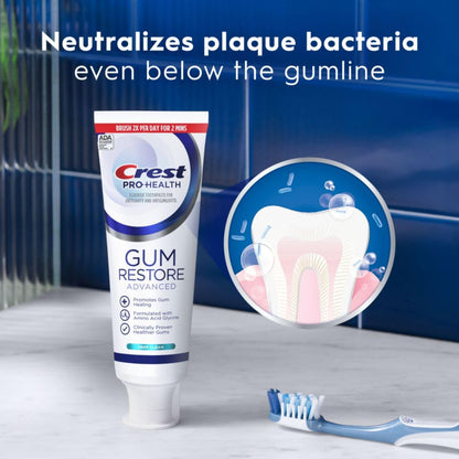 Crest Pro-Health Advanced Gum Restore Deep Clean Toothpaste 3 x 4.8 oz