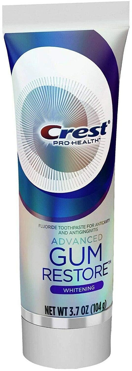 Crest Pro Health Gum Restore Advanced Whitening Toothpaste 3.7 Oz (104 g) Pack of 2
