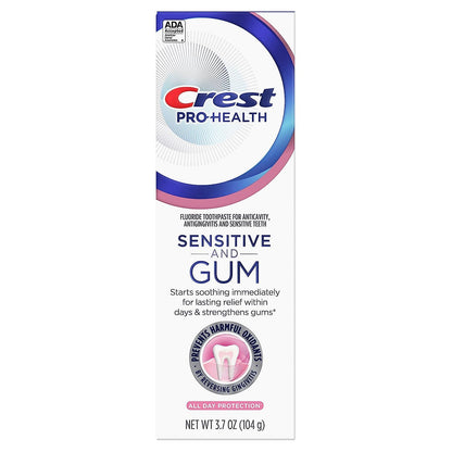 Crest Pro-Health Gum & Sensitivity Toothpaste - All Day Protection, 3.7 oz