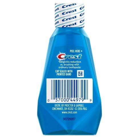 Crest Pro-Health Clean Mint Mouthwash – Travel Size 1.2 oz (32 ml), Pack of 12