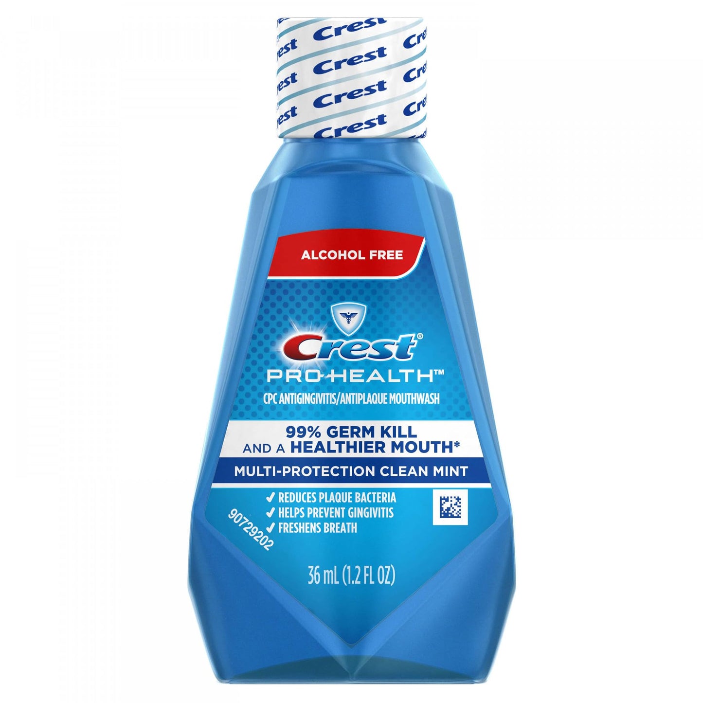 Crest Pro-Health Mouthwash Alcohol Free Clean Mint 1.22 oz – Pack of 48