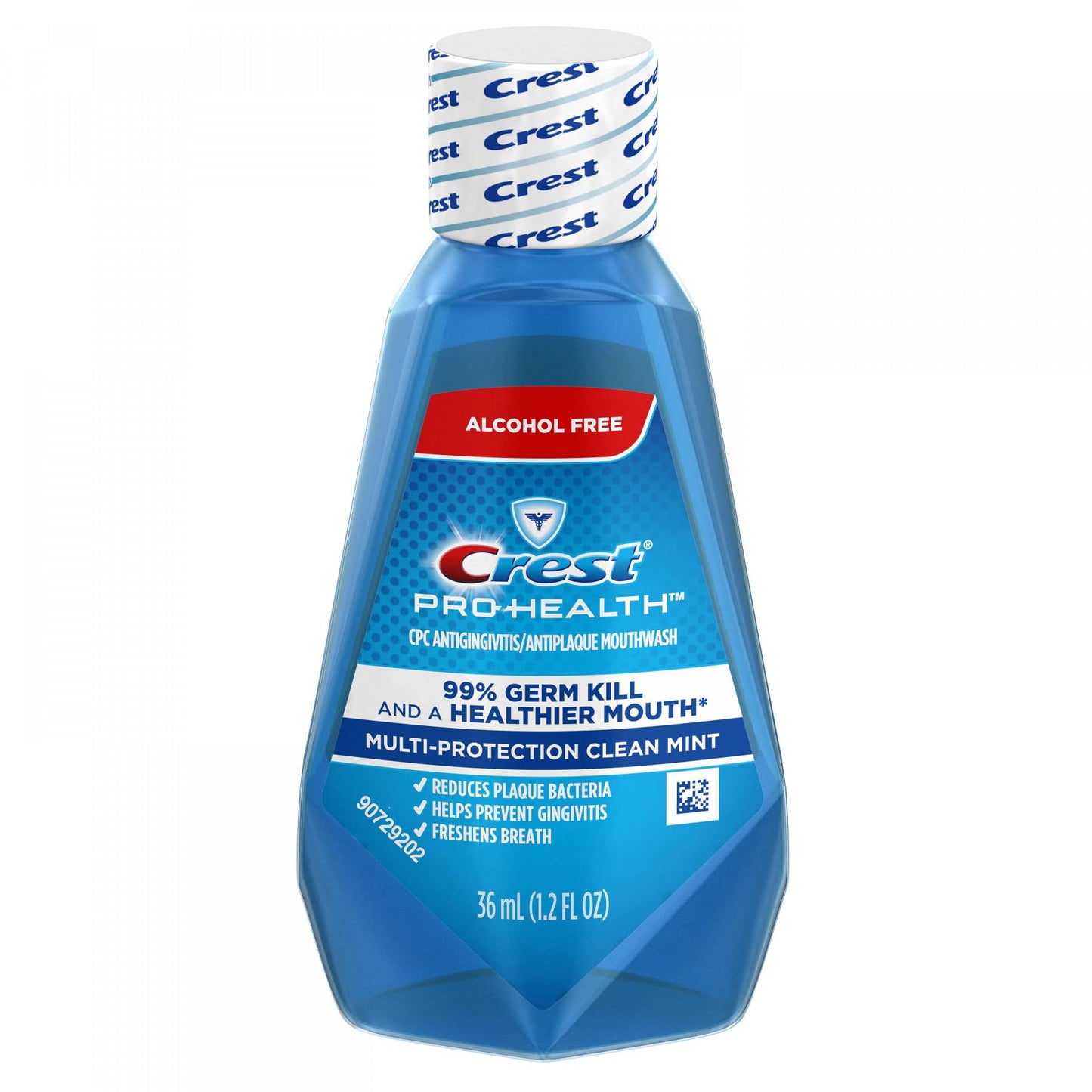 Crest Pro-Health Mouthwash Alcohol Free Clean Mint 1.22 oz – Pack of 48