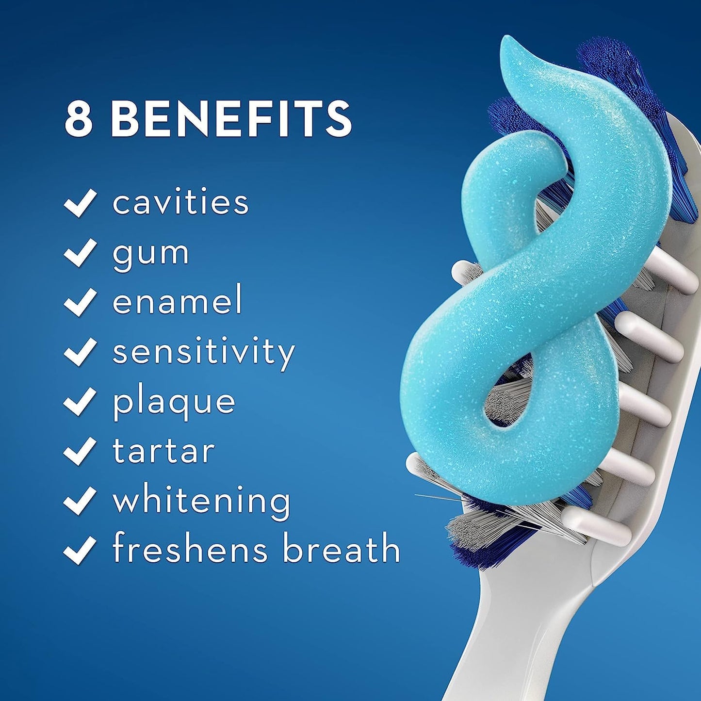 Crest Pro-Health Sensitive & Enamel Shield Toothpaste (4.3 oz) - 8 Benefits & 100% Whole Mouth Protection
