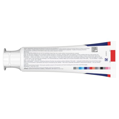 Crest Pro-Health Sensitive & Gum All Day Protection Toothpaste 4.8 oz - Anti-Cavity, Antibacterial Fluoride, Clinically Proven Sensitivity Relief