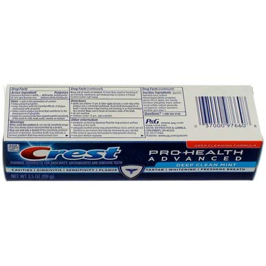 Crest Pro-Health Toothpaste Clinical Gum Protection Smooth Mint 3.5 oz Pack of 3