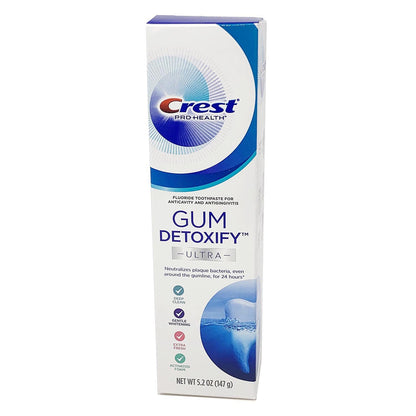 Crest Pro Health Ultra Gum Detoxify Toothpaste - 4-Pack, 5.2 oz each