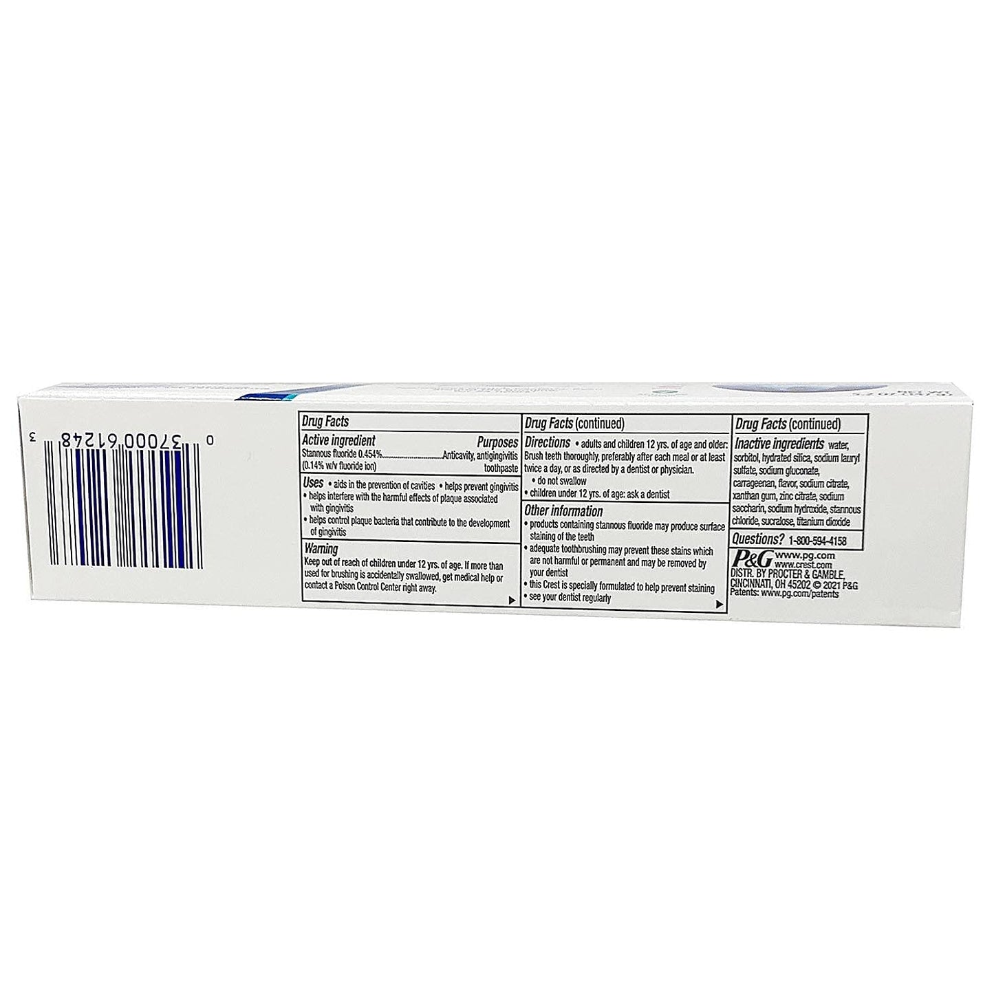 Crest Pro Health Ultra Gum Detoxify Toothpaste - 4-Pack, 5.2 oz each