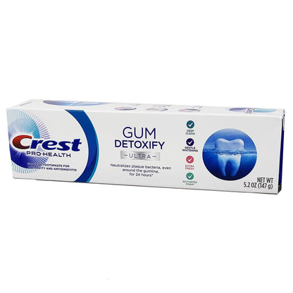 Crest Pro Health Ultra Gum Detoxify Toothpaste - 4-Pack, 5.2 oz each