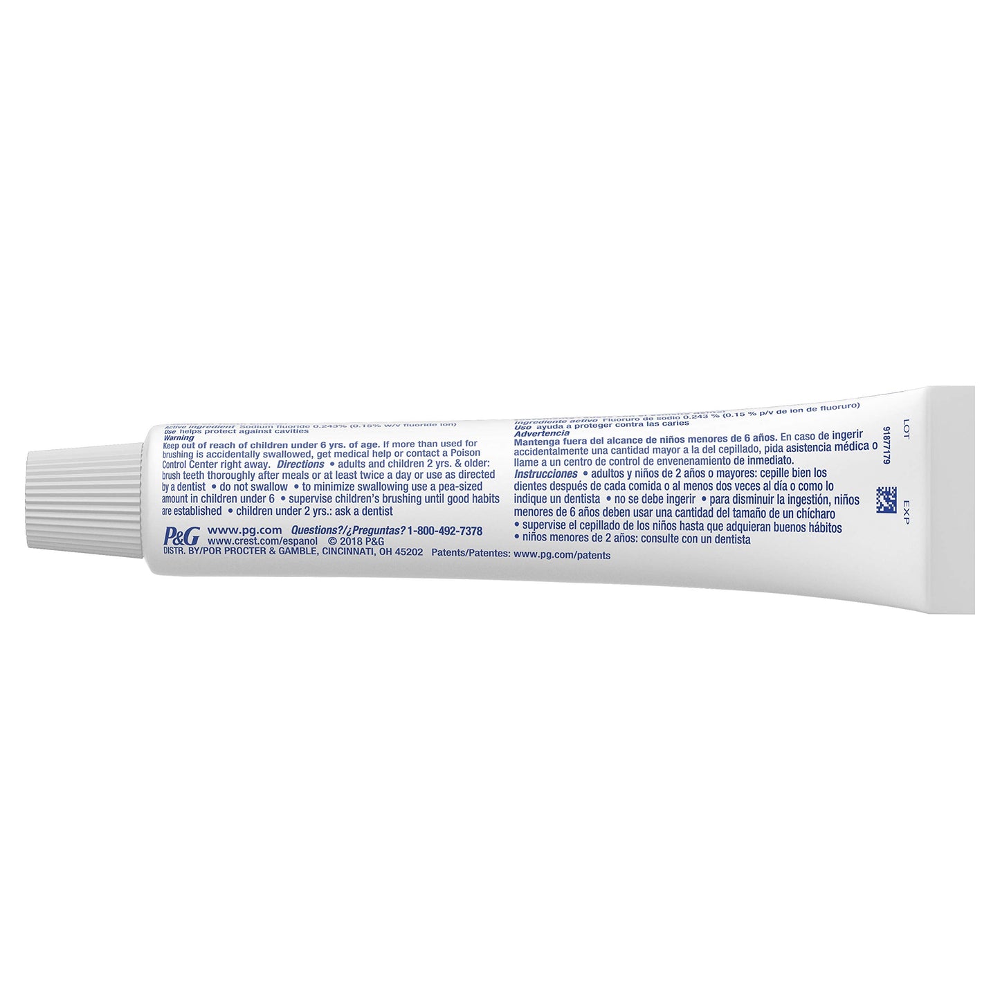 Crest + Scope Complete Whitening Toothpaste, Minty Fresh – 2-Pack 5.4 oz