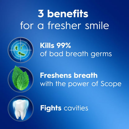 Crest Complete Whitening + Scope Outlast Mint Toothpaste – Triple Pack (3 x 5.4 oz), 16.2 oz