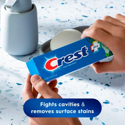 Crest Complete Whitening + Scope Outlast Mint Toothpaste – Triple Pack (3 x 5.4 oz), 16.2 oz