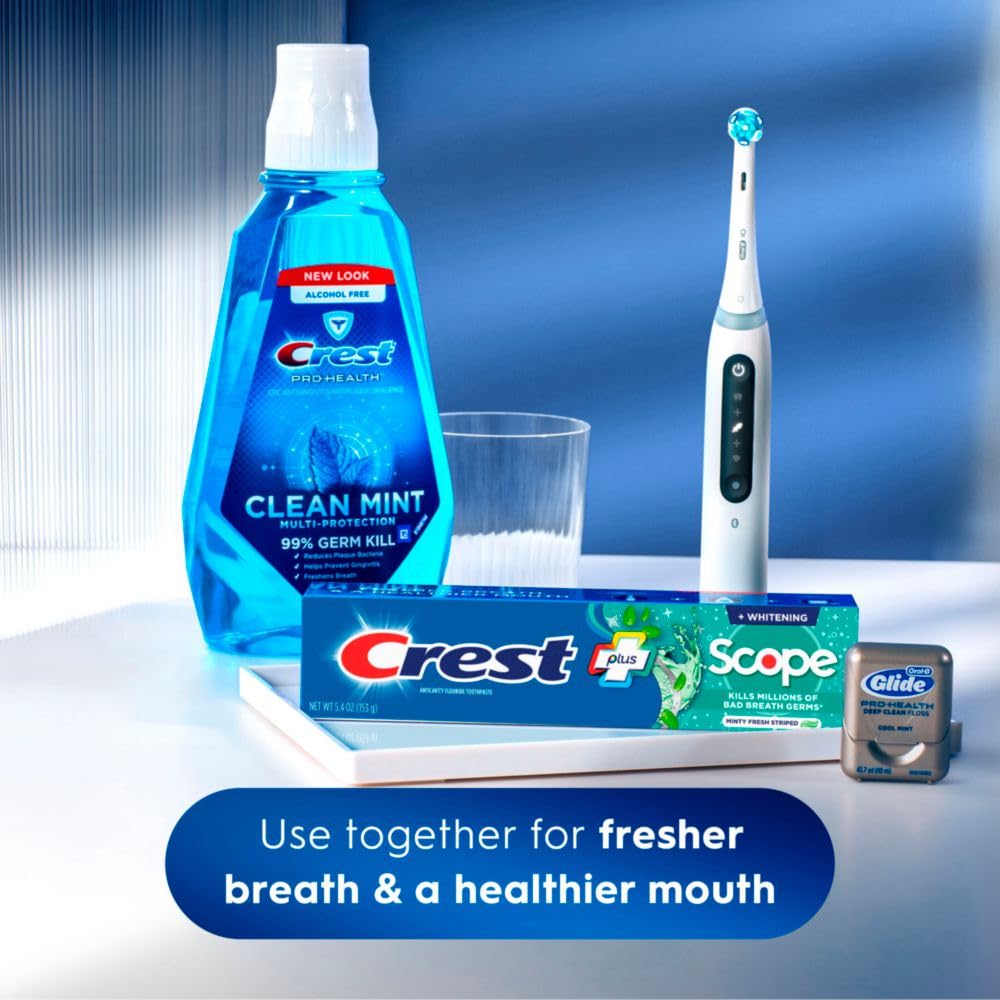 Crest + Scope Whitening Toothpaste 3-Pack (5.4 oz) – Anticavity, Fresh Mint