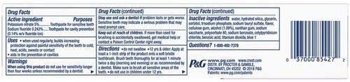Crest Sensitivity Whitening Toothpaste with Scope Minty Fresh – 6 oz (2 Tubes)