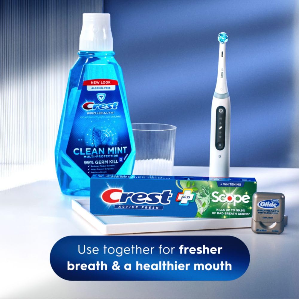 Crest Whitening Plus Scope: Complete Active Fresh + Whitening Toothpaste 5.5oz (4-pack)
