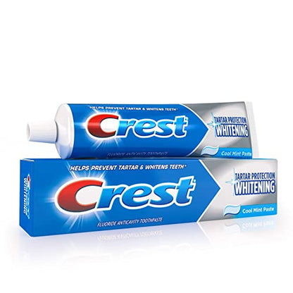 Crest Tartar Protection Whitening Cool Mint Toothpaste 8.2 Oz Pack of 4