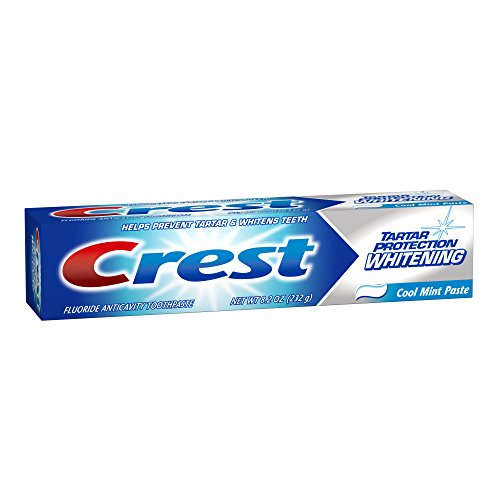 Crest Tartar Protection Whitening Cool Mint Toothpaste 8.2 Oz Pack of 4