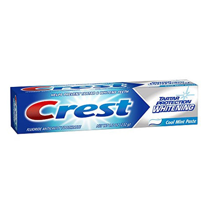 Crest Tartar Protection Whitening Cool Mint Toothpaste 8.2 Oz Pack of 4