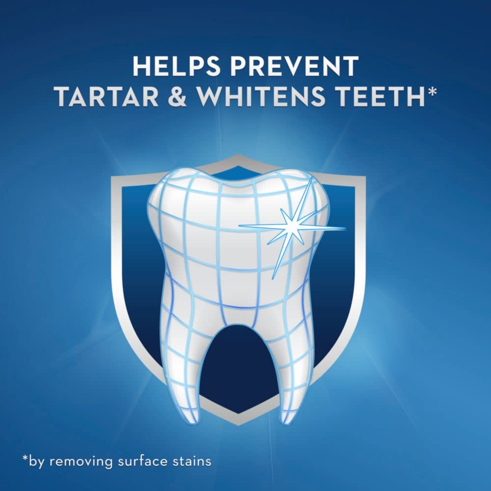 Crest Tartar Protection Whitening Cool Mint Toothpaste 8.2 Oz Pack of 4