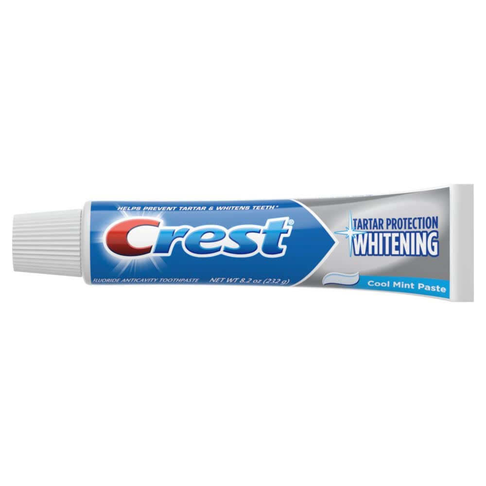 Crest Tartar Protection Whitening Cool Mint Toothpaste 8.2 Oz Pack of 4