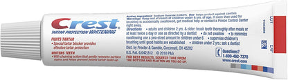 Crest Tartar Protection Whitening Cool Mint Toothpaste 8.2 oz (Pack of 4)