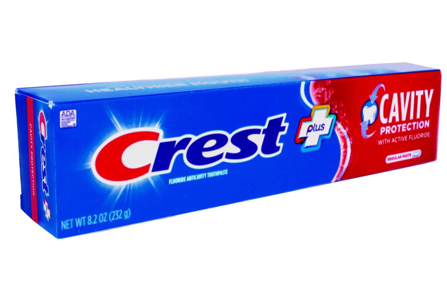 Crest Toothpaste 8.2 oz – Cavity Protection Regular (Pack of 2)