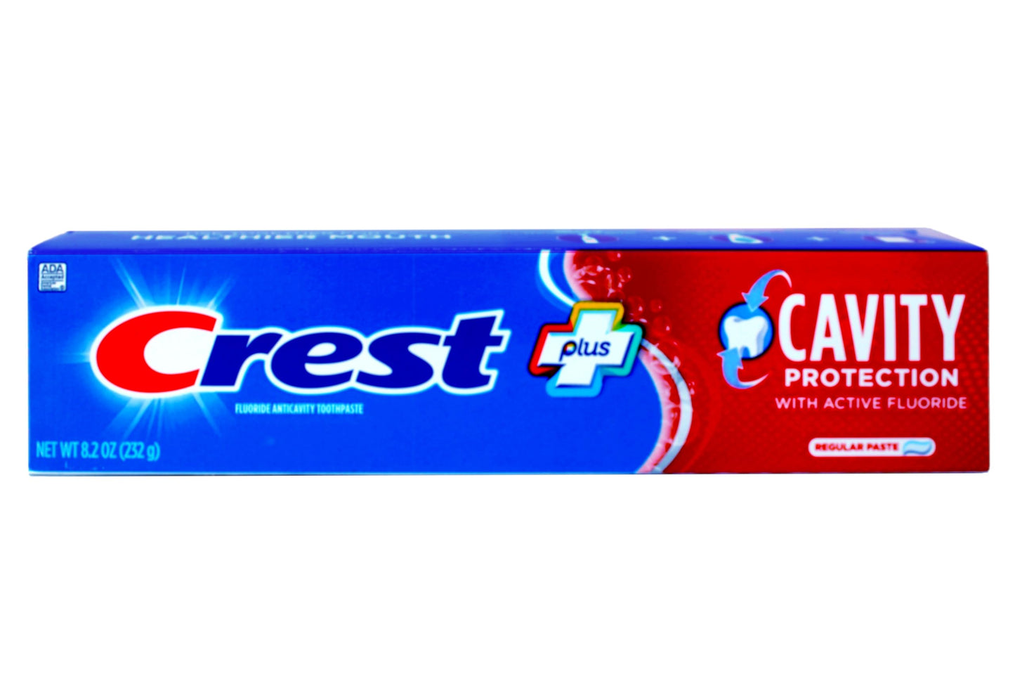 Crest Toothpaste 8.2 oz – Cavity Protection Regular (Pack of 2)