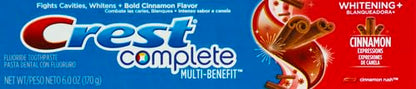Crest Whitening Expressions Fluoride Anticavity Toothpaste Cinnamon Rush 6 oz