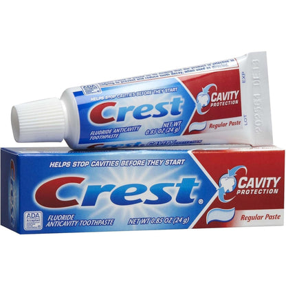 Crest Cavity Protection Toothpaste – Travel Size 0.85 oz (24 g) – Pack of 6