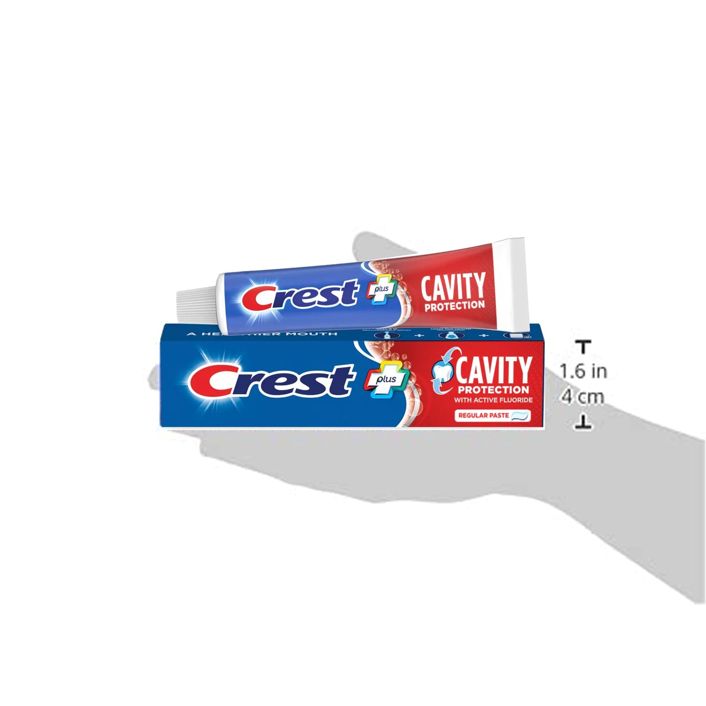 Crest Cavity Protection Regular Toothpaste 8.2 oz (232 g) – Pack of 3 | ADA Approved