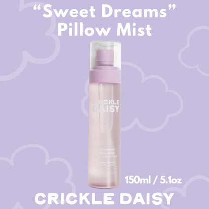 Crickle Daisy Sweet Dreams Lavender Pillow Mist – Calming Aromatherapy Linen & Fabric Spray, 150ml