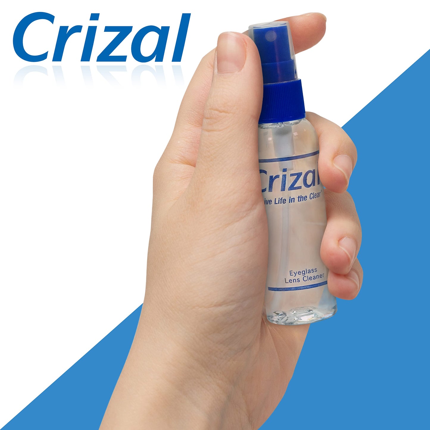 Crizal Eyeglass Cleaning Bundle – Doctor-Recommended AR Lens Care (2oz Spray + Cloth)