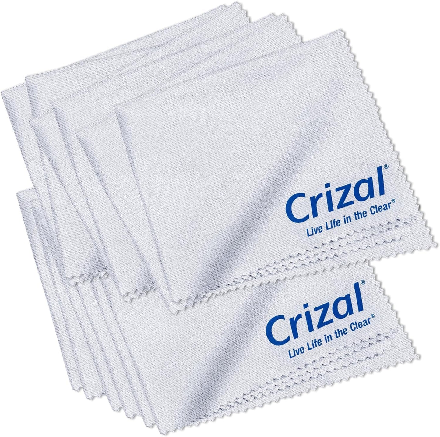 Crizall Microfiber Cleaning Cloth for Glasses – 12 Pack | Anti-Reflective Lenses