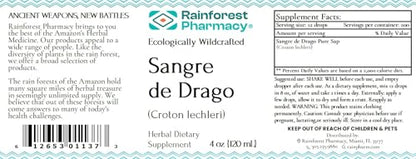Sangre de Drago Dragon's Blood Liquid (4oz) – 100% Pure Sap, Wildcrafted