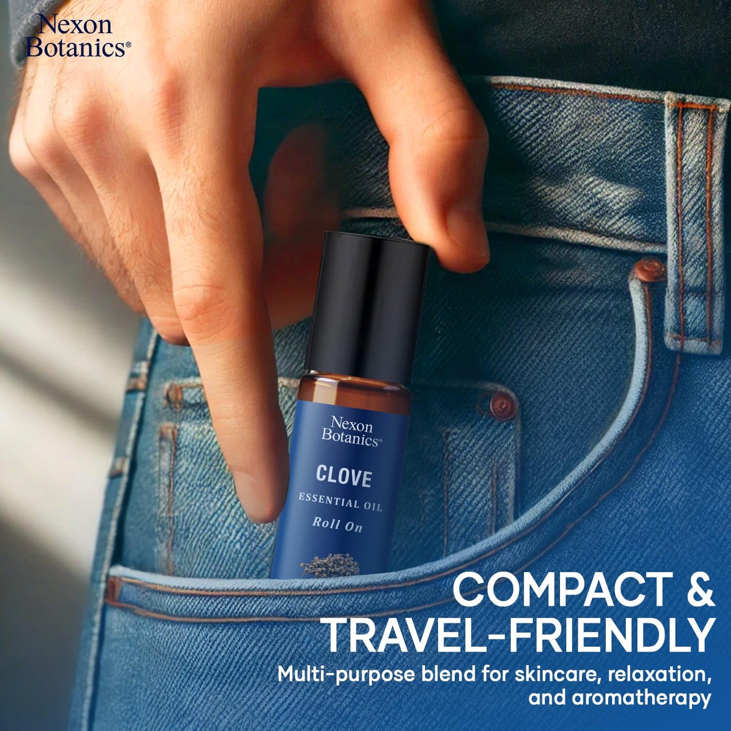 Clove Essential Oil Roll-On 10 ml | Pre-Diluted Skin, Teeth & Aromatherapy – Nexon Botanics