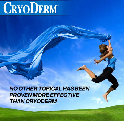Bundle-2 Items: Cryoderm Cold Gel 4oz (Pack of 2) - Natural Massage Gel with MSM, Arnica & Eucalyptus