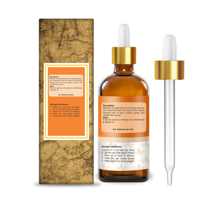 Crysalis Benzoin Oil (Styrax Benzoin) – 100ml / 3.38 fl oz