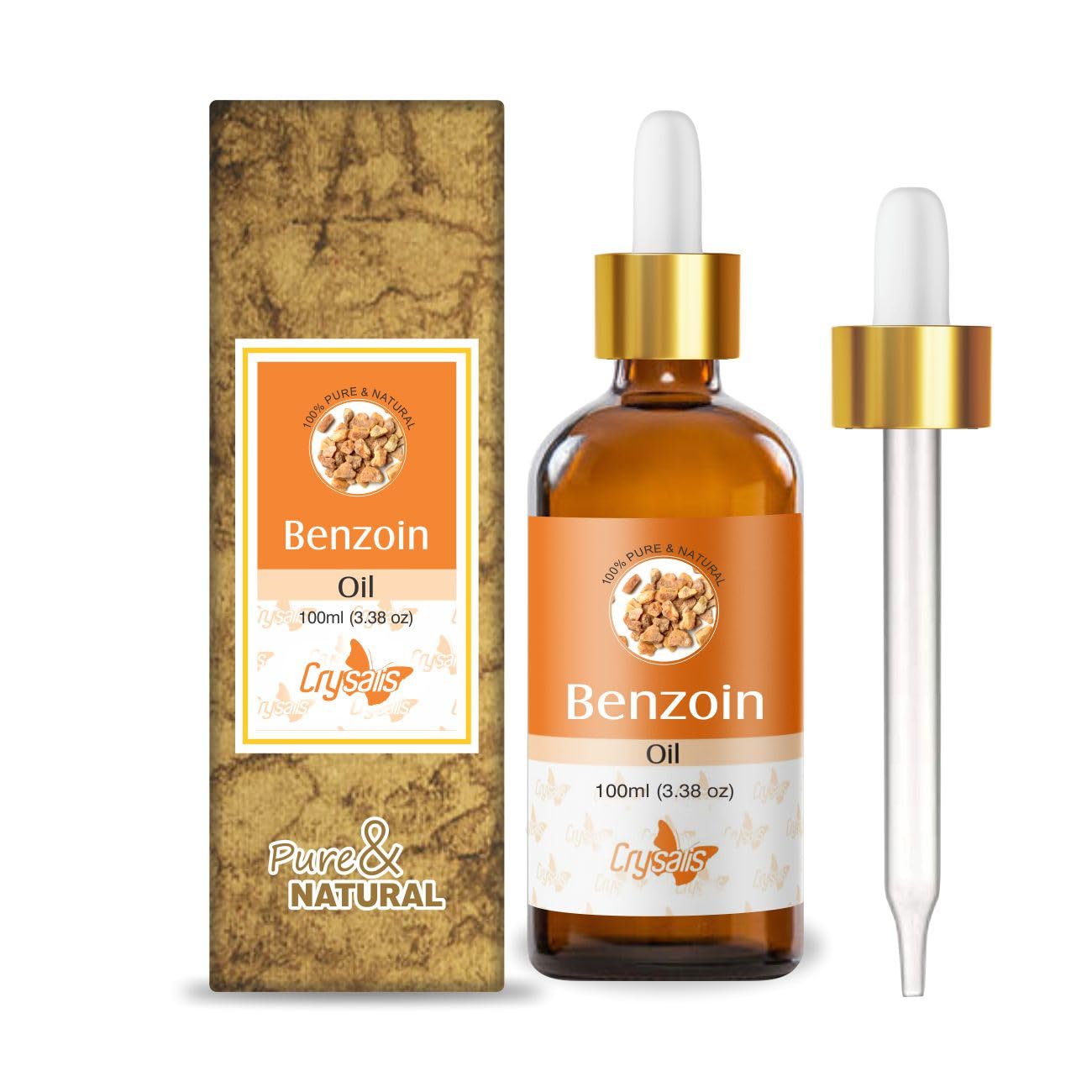 Crysalis Benzoin Oil (Styrax Benzoin) – 100ml / 3.38 fl oz