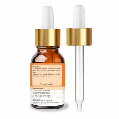 Crysalis Coconut Extract Oil (Cocos Nucifera) – 1.01 Fl Oz | Pure Carrier Oil