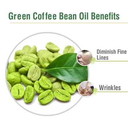 Crysalis Green Coffee Bean Oil (Coffea Arabica) – Pure Carrier Oil, 0.51 fl oz (15 ml)