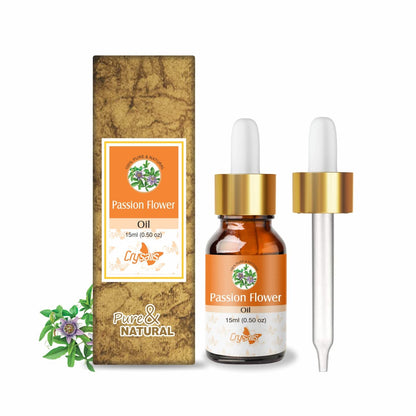 Crysalis Passion Flower Oil (Passiflora) – Pure Carrier Oil, 0.51 Fl Oz