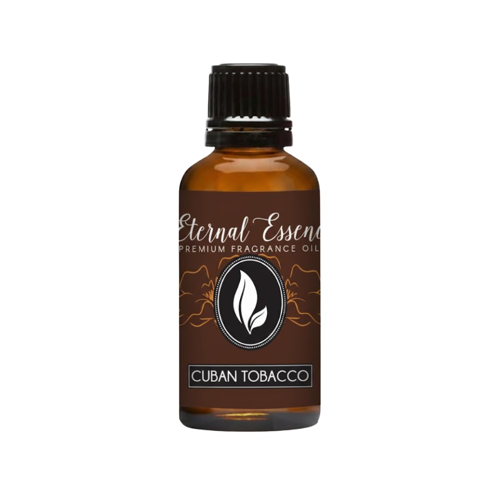 Cuban Tobacco Fragrance Oil 30ml – Warm Spice, Vanilla & Amber Woods | Eternal Essence Oils