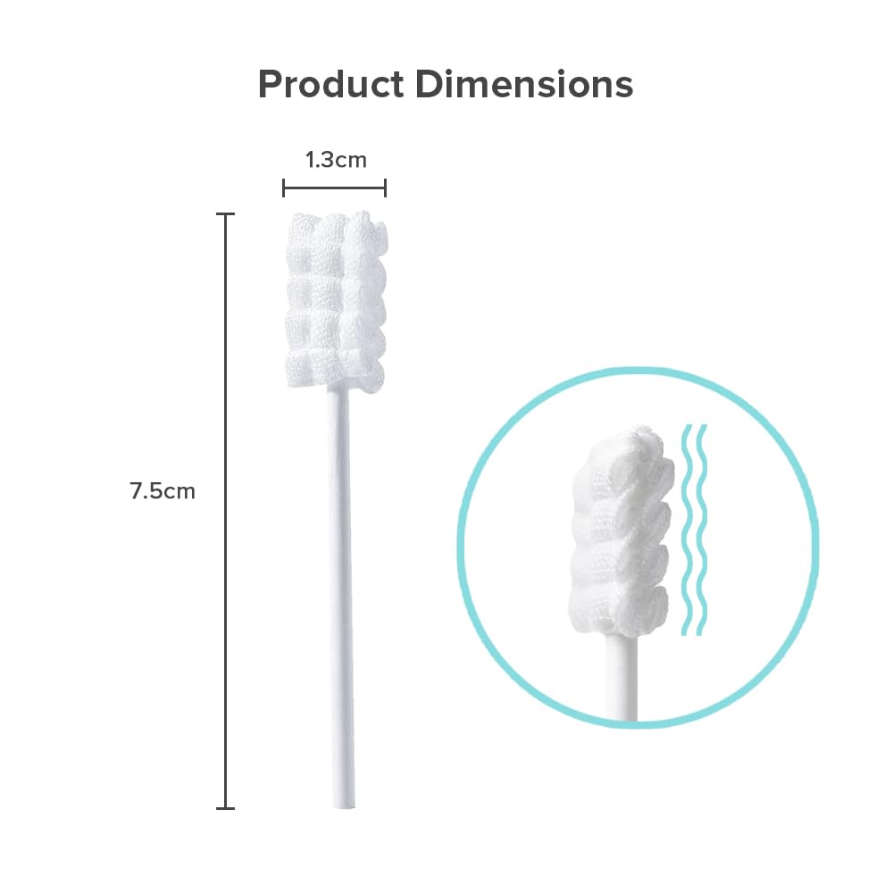 Cubble Baby Tongue Cleaner – 60pcs Disposable Infant Toothbrush & Oral Care Wipes