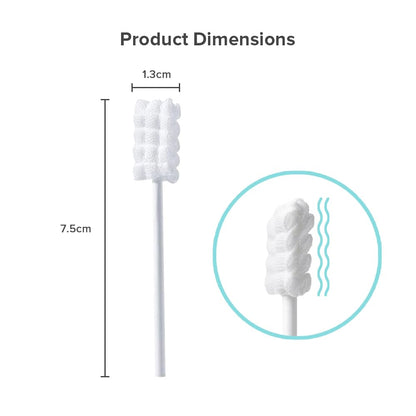 Cubble Baby Tongue Cleaner – 60pcs Disposable Infant Toothbrush & Oral Care Wipes