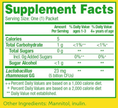 Culturelle Kids Daily Probiotic Packets (Ages 3+) – 30 Count | Pediatrician-Recommended Brand