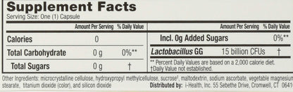 Culturelle Probiotic Vegetarian Capsules – Digestive Health (30 Count)