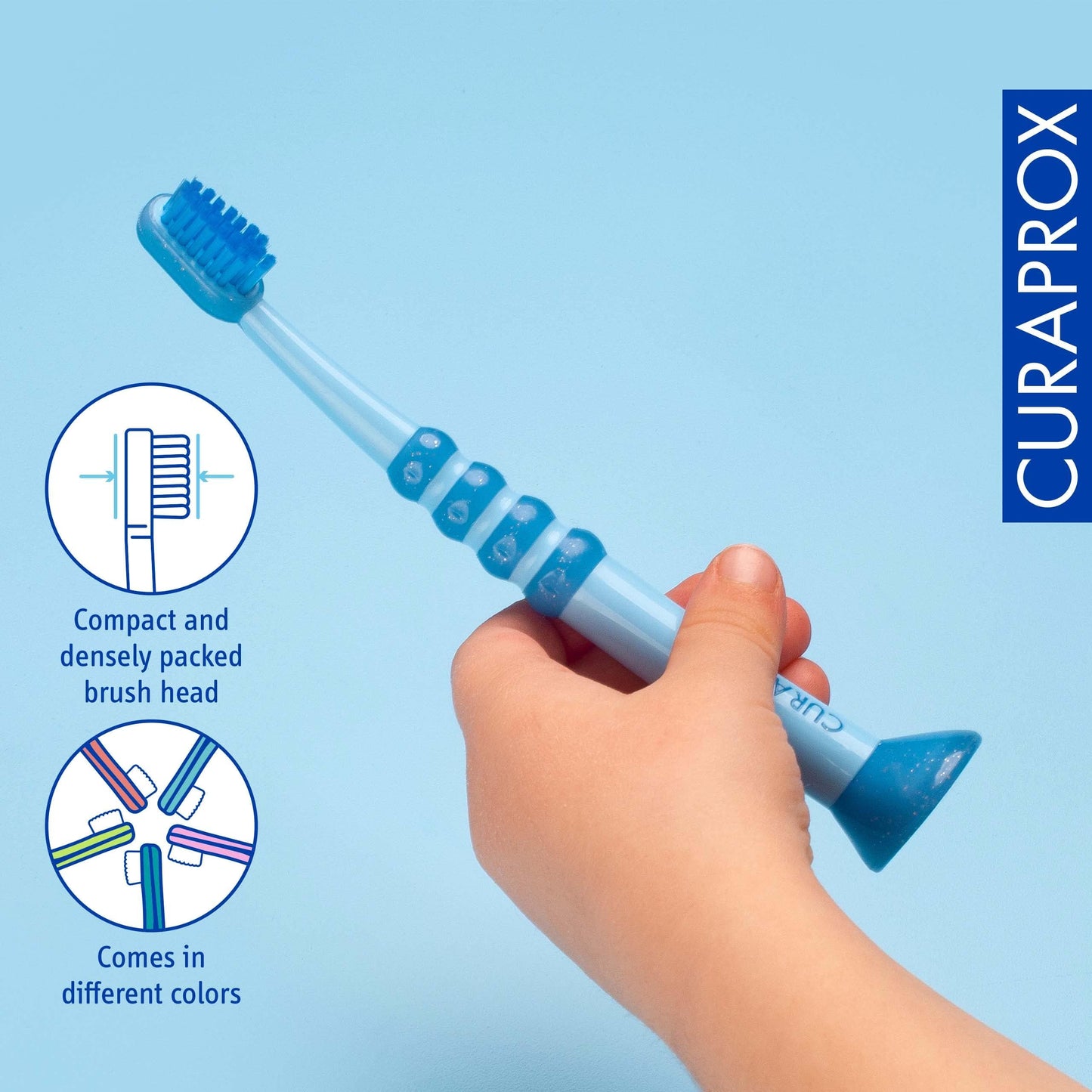 Curaprox Baby Toothbrush – For Babies and Toddlers | Ultra-Soft Bristles