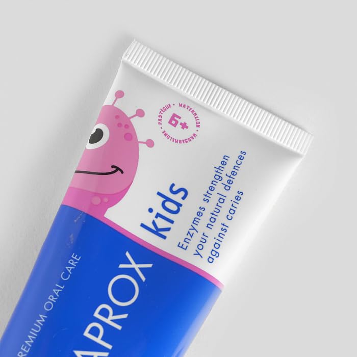 Curaprox Kids Toothpaste 1450 – Watermelon, 60ml, Ages 6+, SLS Free, Microplastic Free & Triclosan Free
