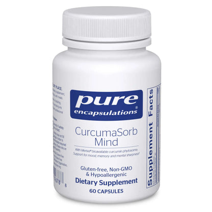 Pure Encapsulations CurcumaSorb Mind | Cognitive Support & Antioxidant Formula | 60 Capsules BritishVita | Premium UK Vitamins & Wellness Supplements